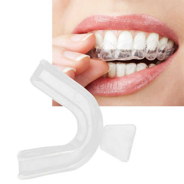 Juego de tirantes protectores de dientes de silicona bandeja para blanquear  los dientes con protector bucal (2 uds) Likrtyny Para estrenar