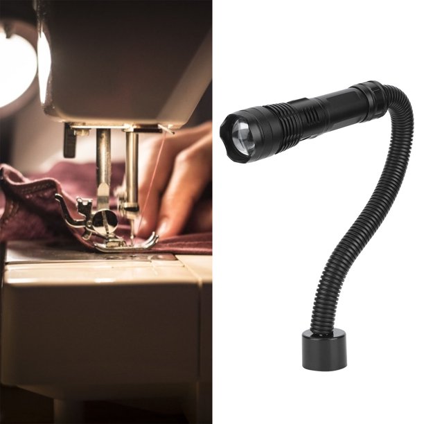 Comprar Lámpara de iluminación para máquina de coser Industrial, accesorios  para máquinas de ropa, luz de trabajo, lámpara de trabajo de cuello de  cisne Flexible de 360°