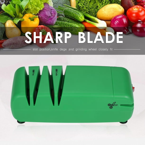 Afilador de cuchillos eléctrico profesional para cuchillos de sierra recta  y cocina