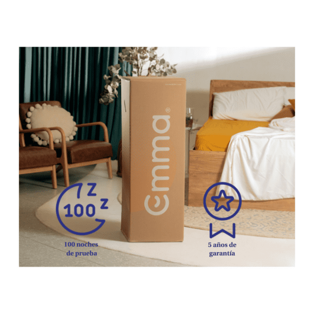 Colchón en caja Emma Sleep Hybrid Premium confort medio