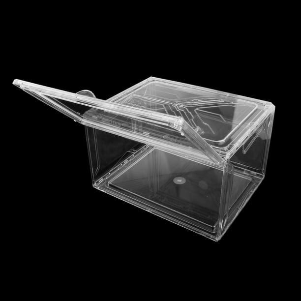 BVBOX Paquete de 12 cajas de zapatos de plástico transparente