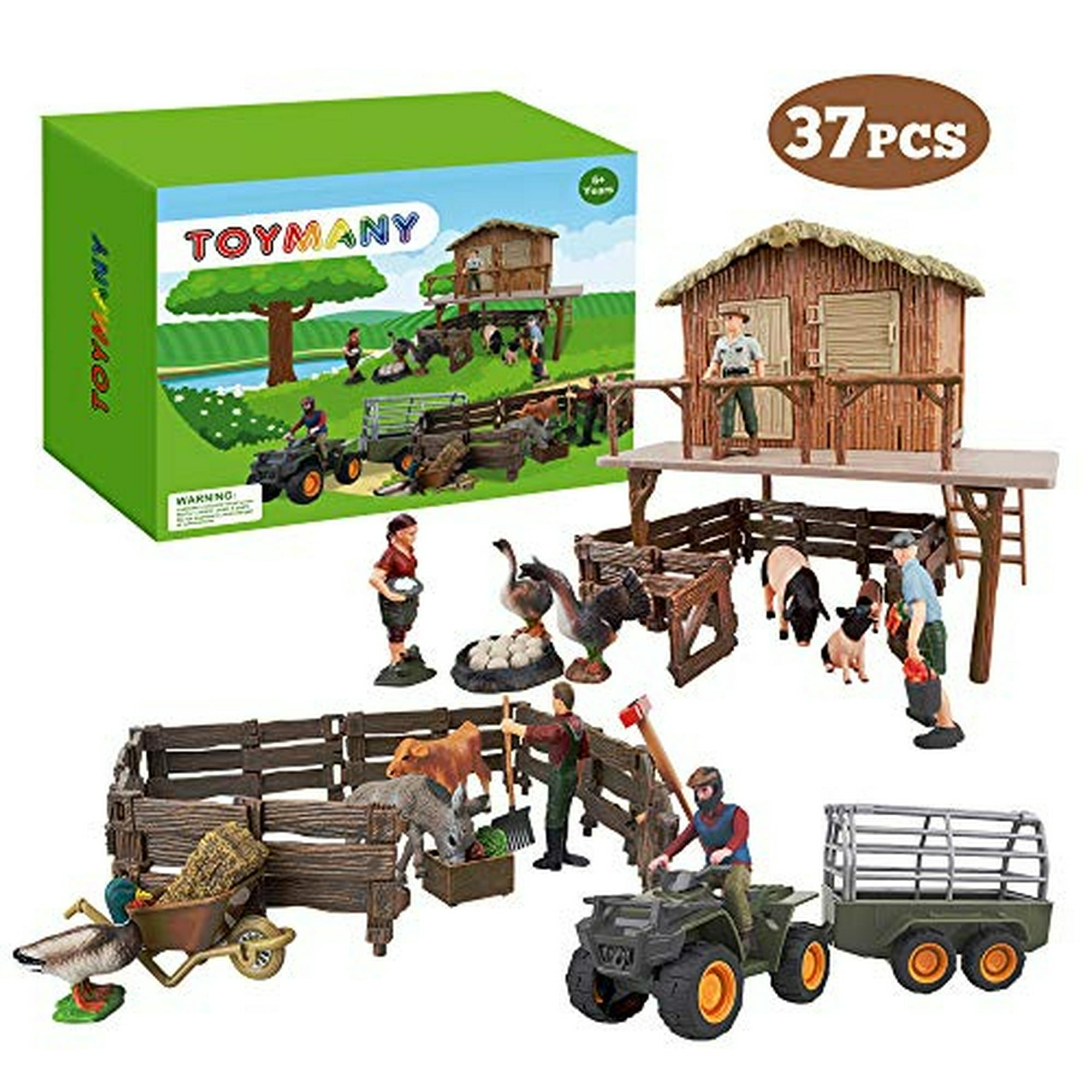 Comprar Granja farm Y truck play set + accesorios 28 pzas. Figuras