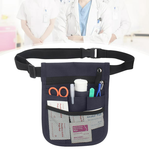 Bolsa de almacenamiento multifuncional para enfermeras, kit médico,  práctica bolsa de almacenamiento de bolsillo para enfermera, bolsa de