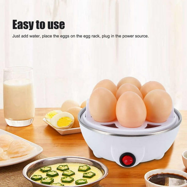 Mini cocedor de huevos - olla instantánea portátil 4 piezas huevos