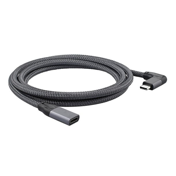 Cable de Carga y Sincronización USB-A a USB-C de 50cm - Cable USB de 10Gbps  - Cable de Datos USB-A a USB Tipo C - M/M - Negro