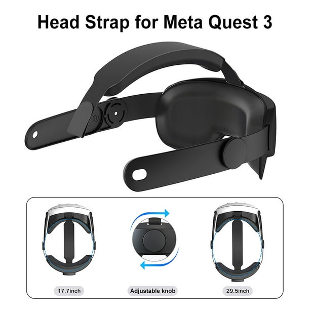 Correa para la cabeza alternativa ajustable, práctica y útil para  auriculares Meta Quest 3 VR