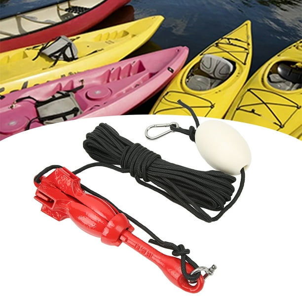 Ancla para barco pequeño, ancla para barco con ancla para barco de 39,4  pies, ancla para kayak, durabilidad probada en el tiempo