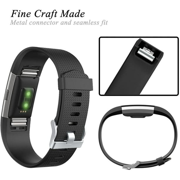 Fitbit Charge 2, muñequeras deportivas ajustables para Fitbit Charge 2,  pequeño grande Adepaton Smartwatch