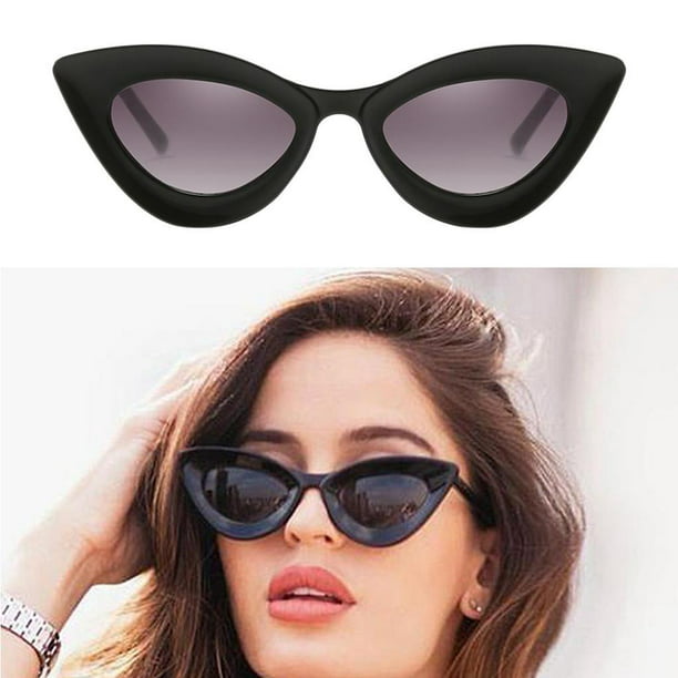 de sol mujer de protección 400 Cat Eye modernas de verano para Negro brilnte Hugo Gafas de sol Cat Eye | Walmart en línea