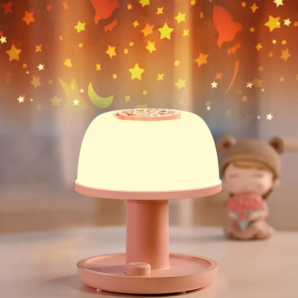Genérico Luz Nocturna Infantil con forma de nube para niños. Lámpara  Proyector quitamiedos para la noche, luz con forma de arcoíris, incluye 8  pegatinas : .es: Iluminación