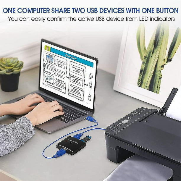 Selector de interruptor Usb 3,0, interruptor Kvm de 5gbps, 2 en 1, interruptor  USB de salida, USB 3, YONGSHENG
