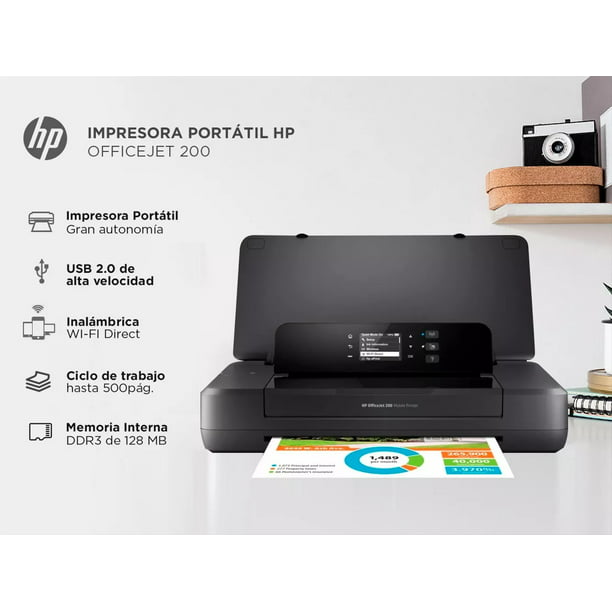 Impresora portátil HP OfficeJet 200