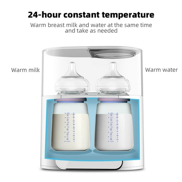 Calentador de biberones, calentador de leche rápido 8 en 1 para leche  materna o fórmula con temporizador, calentamiento constante las 24 horas,  con