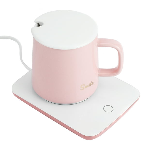Calentador de tazas de café para oficina en casa, almohadilla de  calentamiento de agua de té con leche, apagado automático, taza  termostática