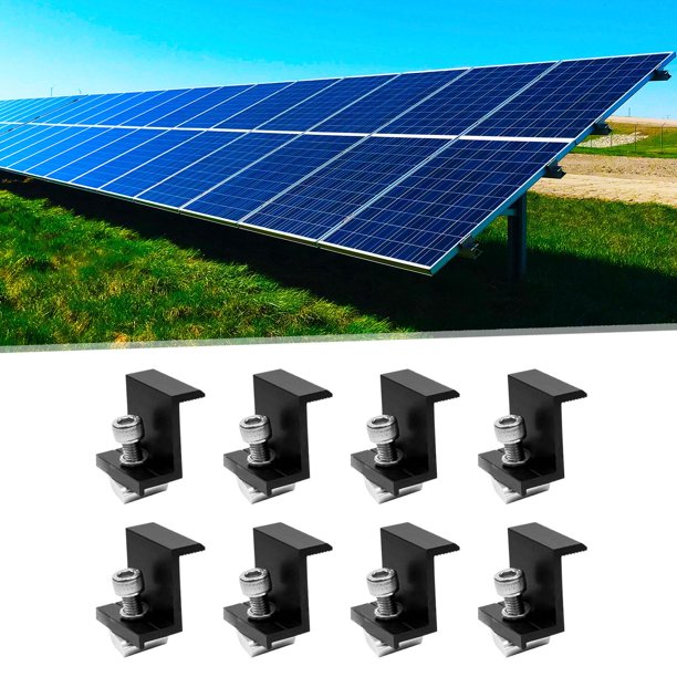 Kit de soporte en 30º para 4 módulos de paneles solares