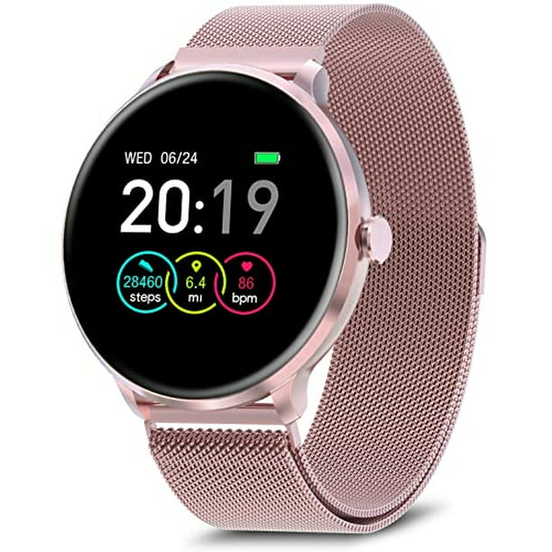 Reloj Mujer Smartwatch Compatible con Iphone y Android Acero