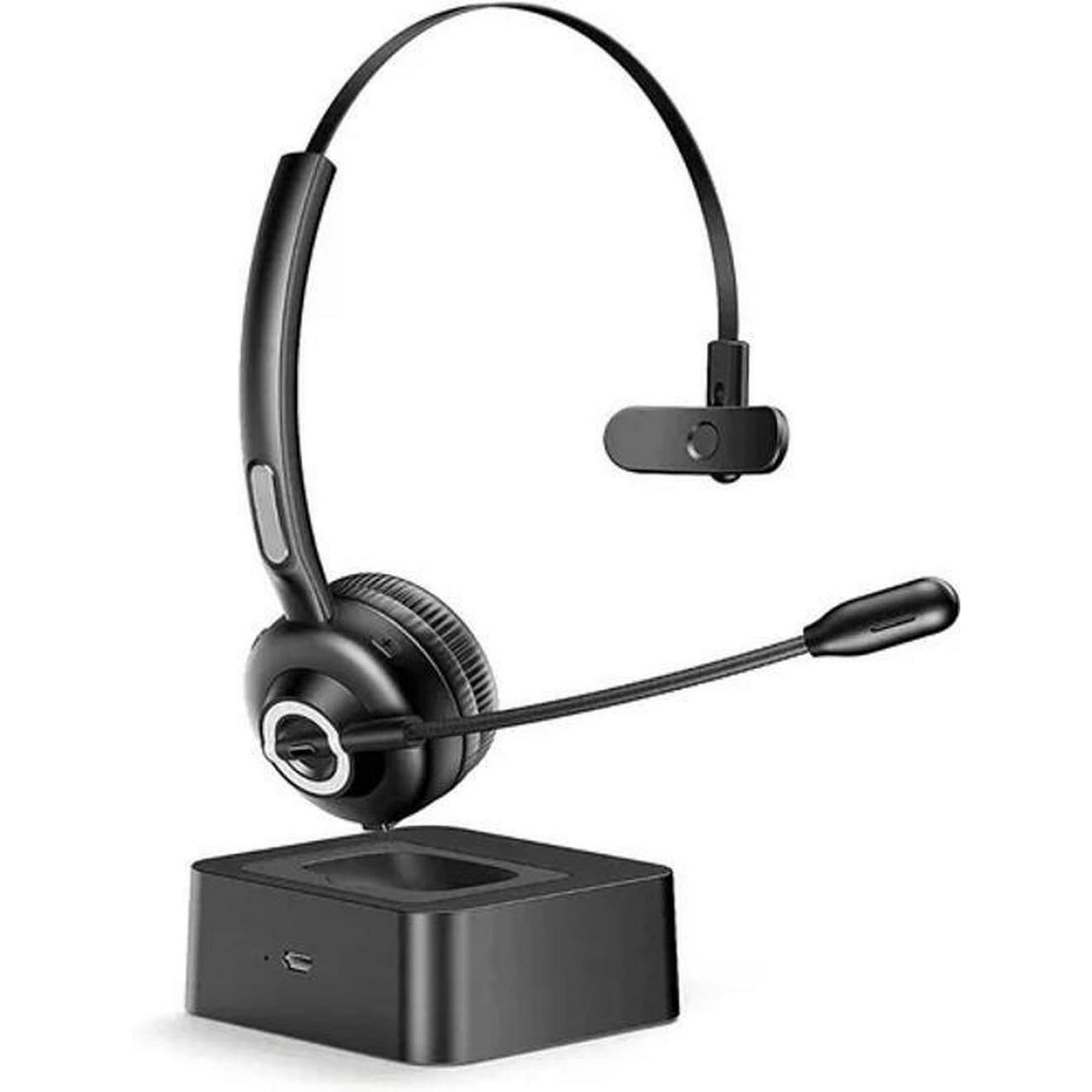 Auriculares inalámbricos Bluetooth diadema ajustable 500mAh negros W/BAG