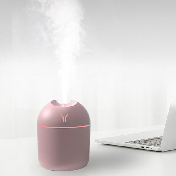 Mini portátil USB ultrasónico humidificador de aire Aroma Difusor de aceite  esencial (rosa)