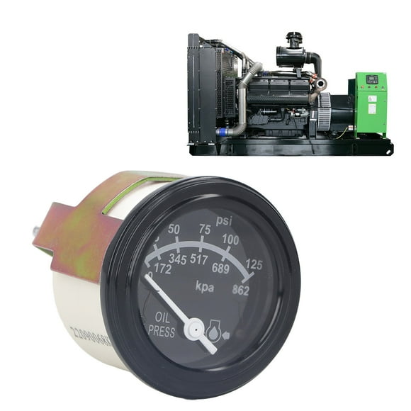 medidor de presión de combustible del motor 0125 psi abs 3015232 medidor de presión de aceite del generador de cubierta transparente dc 24 v para v28 nt855 n14 m11