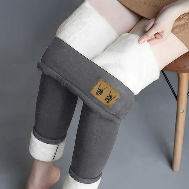 Gibobby Leggings cálidos para mujeres Pantalones cálidos de seda de otoño e  invierno para hombres y Gibobby