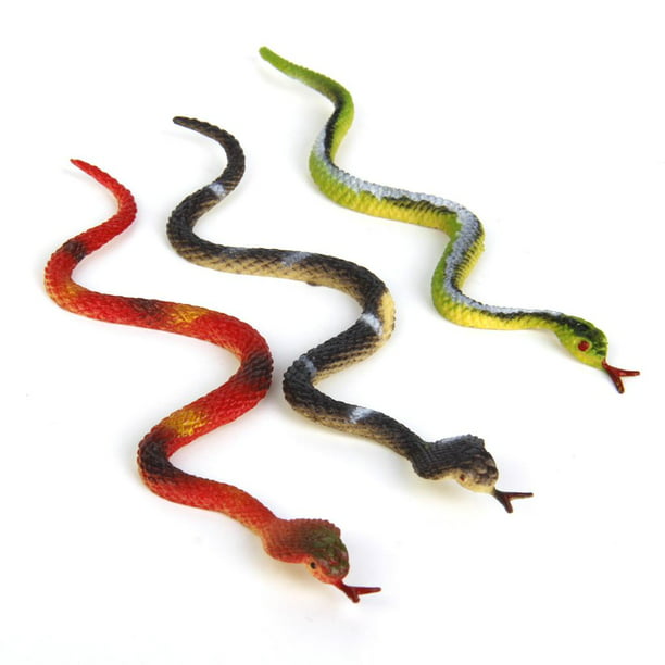 5 serpientes de plástico de 30 pulgadas, serpientes de juguete en espiral,  juguetes de serpiente para niños, broma, utilería, jardines, recuerdos de