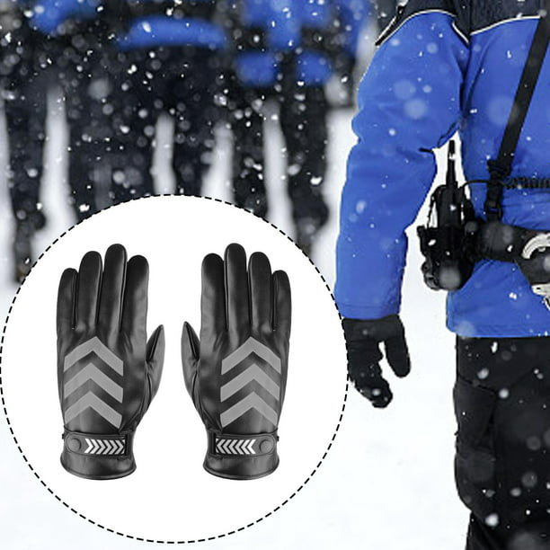 Guantes de esquí de invierno para hombres y mujeres, guantes impermeables  para clima frío, snowboard Baoblaze Guantes de montar