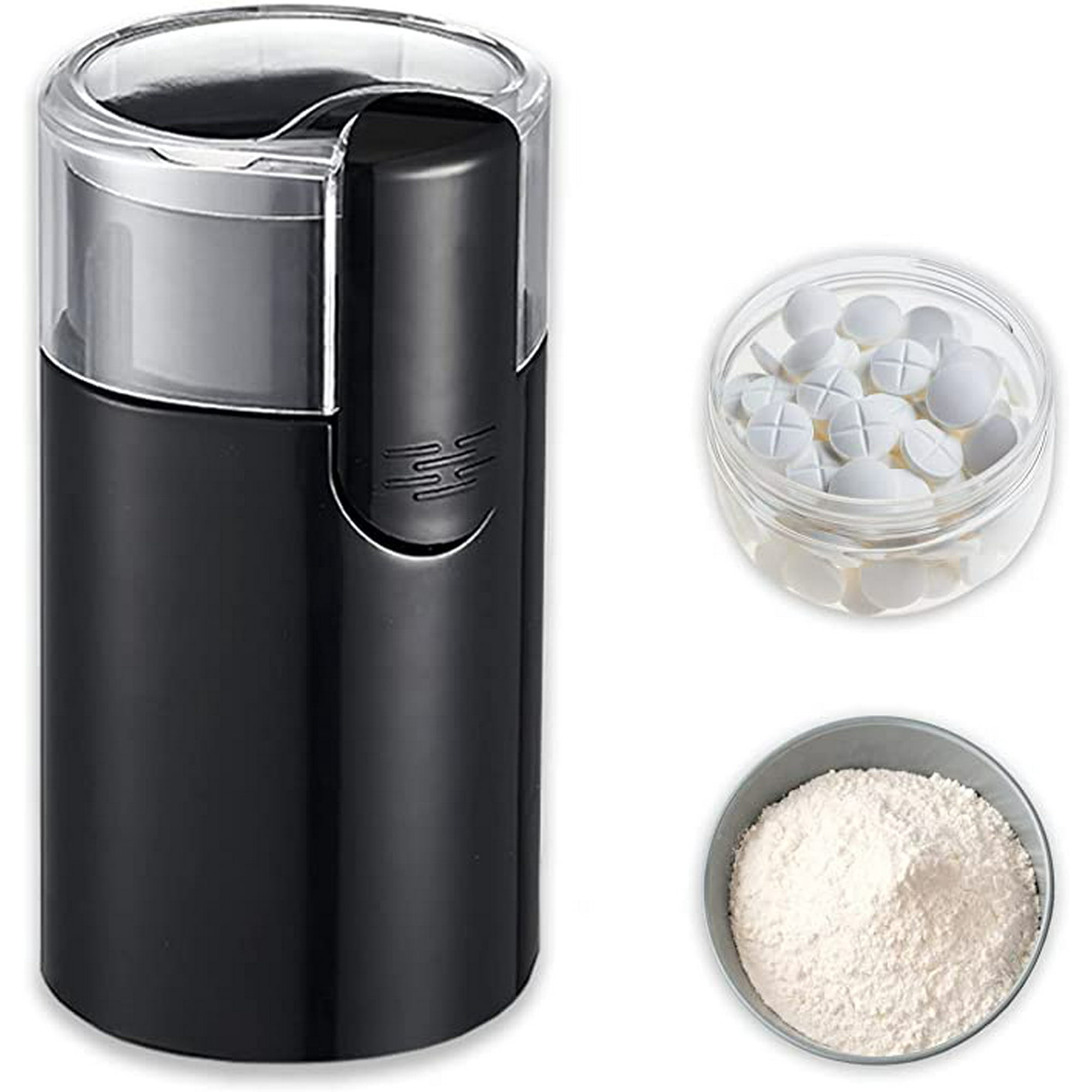 Trituradora de píldoras eléctrica multifuncional: moler y pulverizar  múltiples píldoras, tabletas de vitaminas pequeñas y grandes para moler  polvo