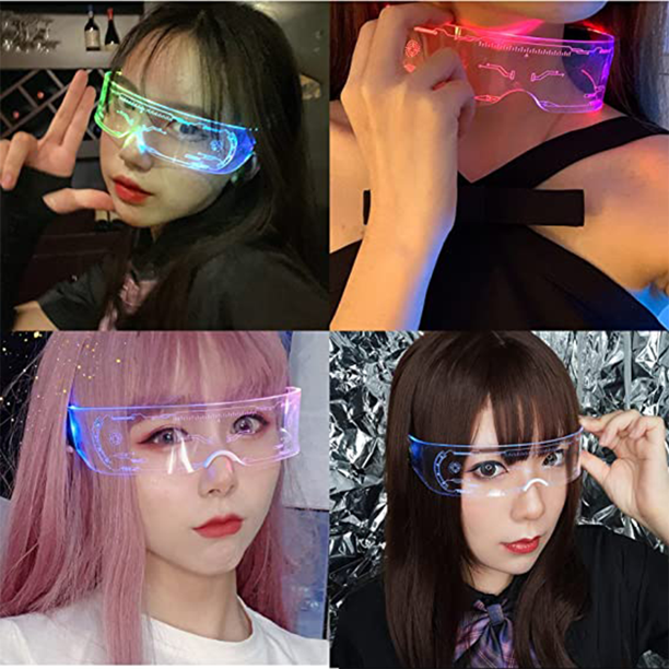 Gafas Led Gafas Luminosas Gafas Led Parasol, Gafas Luminosas para