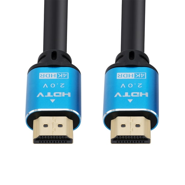 Cable compatible con HDMI 2.0 Cable HDMI-compatible2.0 Conectores 3D Cable  18Gbps para HD TV BOX (2M)