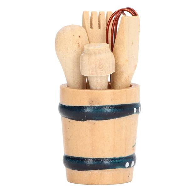Set 3 utensilios de cocina en madera - Compact
