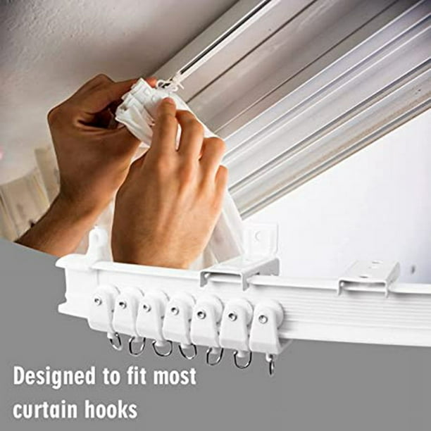 Barra de cortina flexible, barra de cortina extensible de 3 metros, barra  de cortina, barra de cortina divisoria de ambientes brillar Electrónica