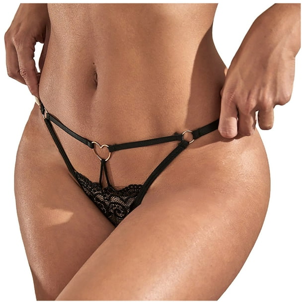 Ropa interior Sexy de encaje sólido para mujer, lencería calada, bragas, ropa  interior para mujer, calzoncillos, Tanga Fridja nalpqowj46201