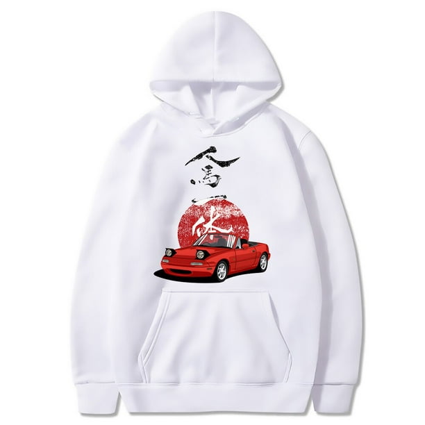 Comprar Sudadera con capucha de Anime inicial D Rising Jap Jdm Drift Red  Car, Tops de moda, ropa de calle Harajuku, sudaderas de lana con capucha,  unisex, manga larga