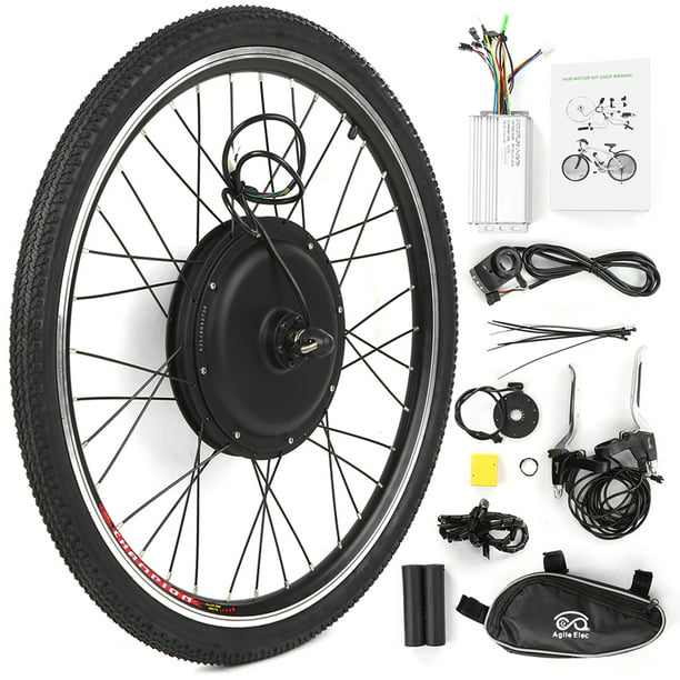 Kit de motor de bicicleta eléctrica de rueda trasera de 48 V, 1000 W, 26  pulgadas, kit de motor de ciclismo de bicicleta, kit de bicicleta eléctrica