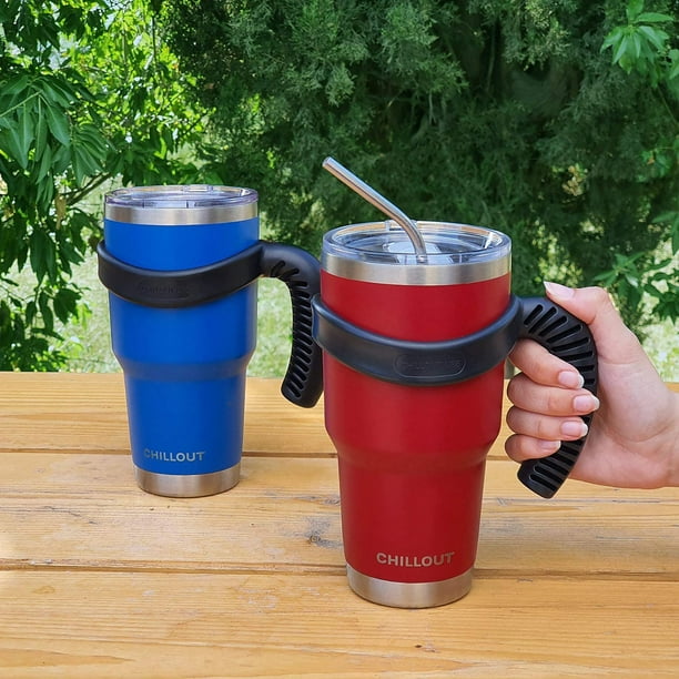 Vaso termo para café para llevar set de café para llevar vasos con asa  tapón y pajita vaso reutilizable