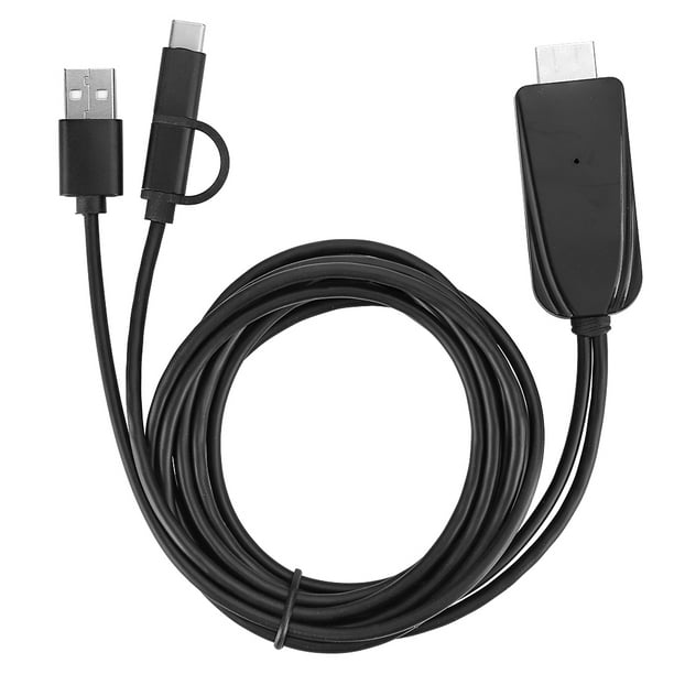 Cable USB-C a HDMI HD 1080P HDMI cable de espejo de pantalla para TV para  monitor