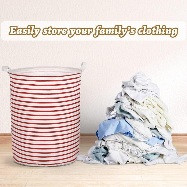 Cesta plegable para la colada de ropa para cestas de colada, poliéster,  forro impermeable, organizador para el hogar para almacenamiento de ropa