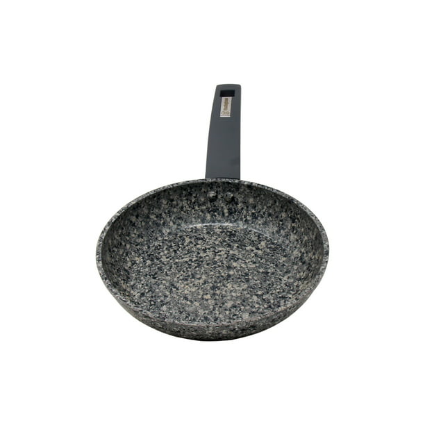  Cacerola 20CM mármol piedra antiadherente sartén,Sartén de  huevo de inducción de granito,Utensilios de cocina sin recubrimiento :  Hogar y Cocina