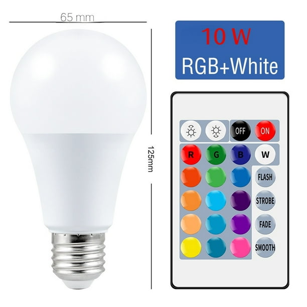 Lámpara Bombilla LED regulable de 5/10/15 W foco Rgb sin radiación para  decoración de fiestas
