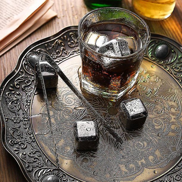  Cubos de hielo reutilizables, piedra de whisky