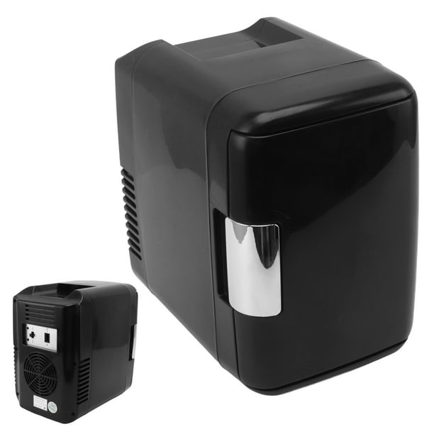 Mini nevera pequeña para el cuidado de la piel de 6 litros/8 latas, mini  refrigerador portátil AC/DC, enfriador compacto de enchufe y calentador  para
