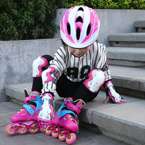 Kit de Protection Roller Enfant,Réglable Protection Skateboard