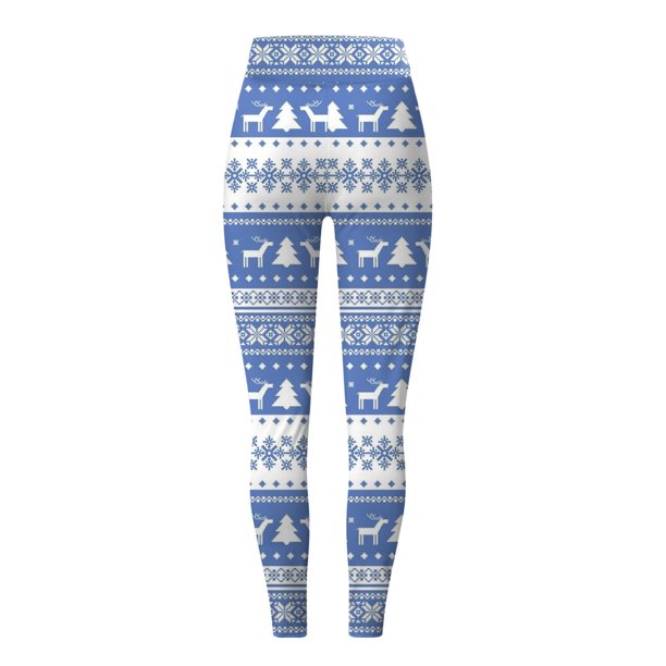 Leggings con forro polar Sherpa para mujer, Leggings navideños de