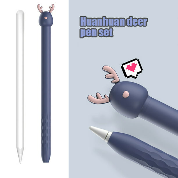 Para Apple Pencil 2 Funda para iPad Tablet Touch Stylus Pen Sleeve (Blue  Deer) Tmvgtek Para estrenar