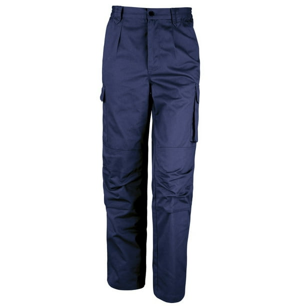 Result - Pantalones de trabajo contavientos Modelo Work-Guard Action Unisex  hombre mujer (Azul marin Result UTRW3253_navy
