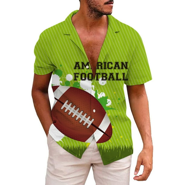 Camiseta de fútbol americano con cita temática