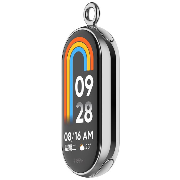 Conectores de correa de reloj de metal para Xiaomi Mi Band 8 (2