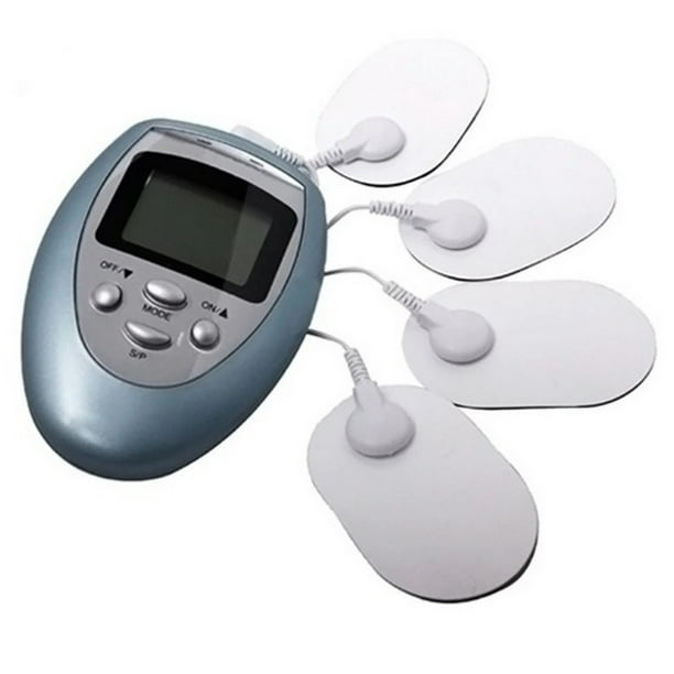 Electroestimulador muscular TENS Ems, almohadillas de electrodos para  terapia de acupuntura corporal, masajeador, fisioterapia, estimulador de  pulso