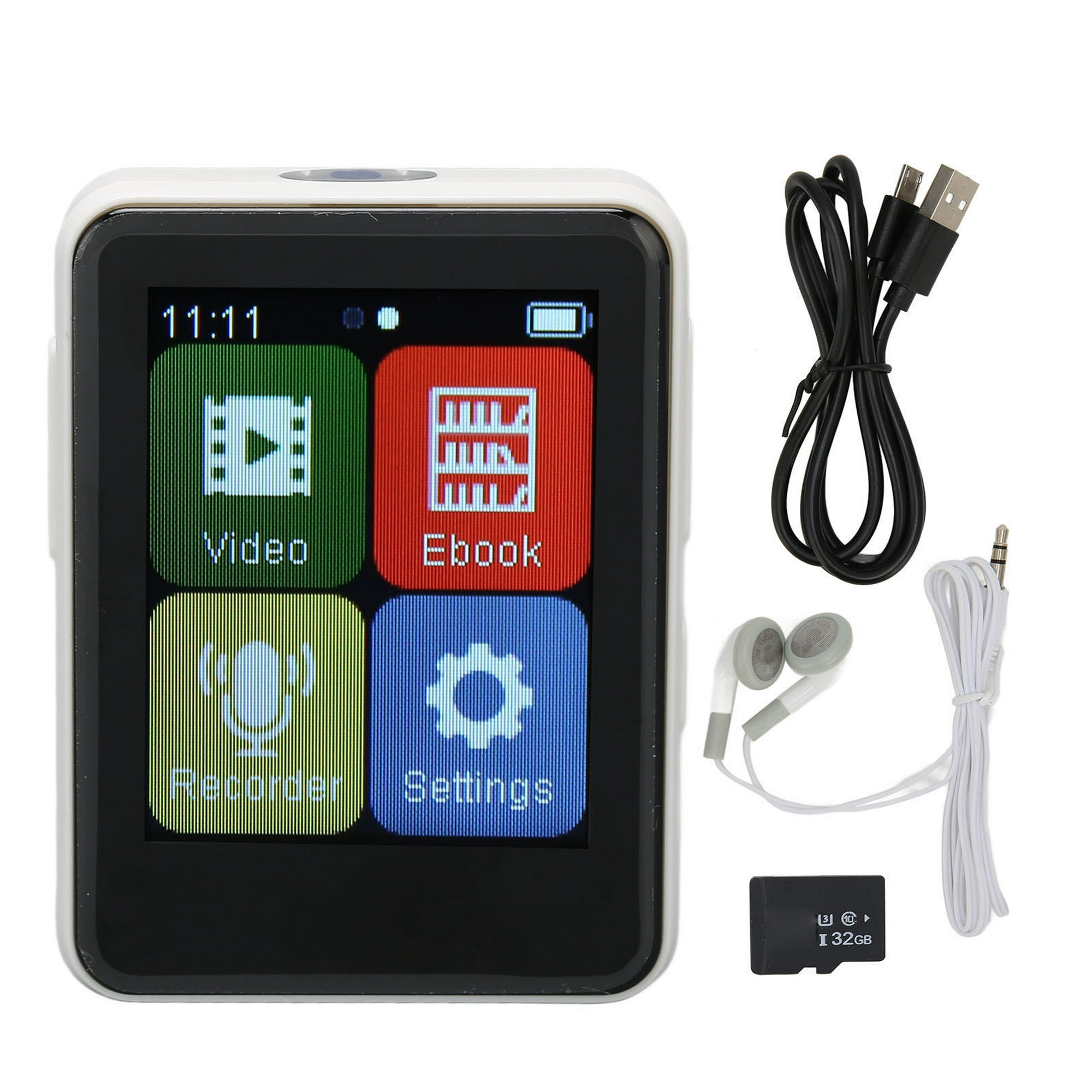 Reproductor M con pantalla táctil, reproductor MP3 Bluetooth 4.0 Reproductor  M de alta resolución Va VoborMX