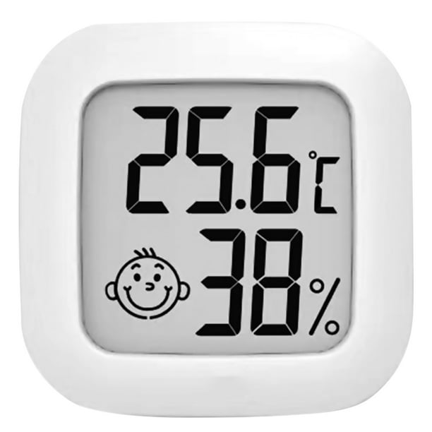  BALDR Mini higrómetro digital y termómetro para interiores,  controla la temperatura y la humedad de la habitación con un hidrómetro,  sensor de humedad y termómetro interior para el hogar, oficina, invernadero